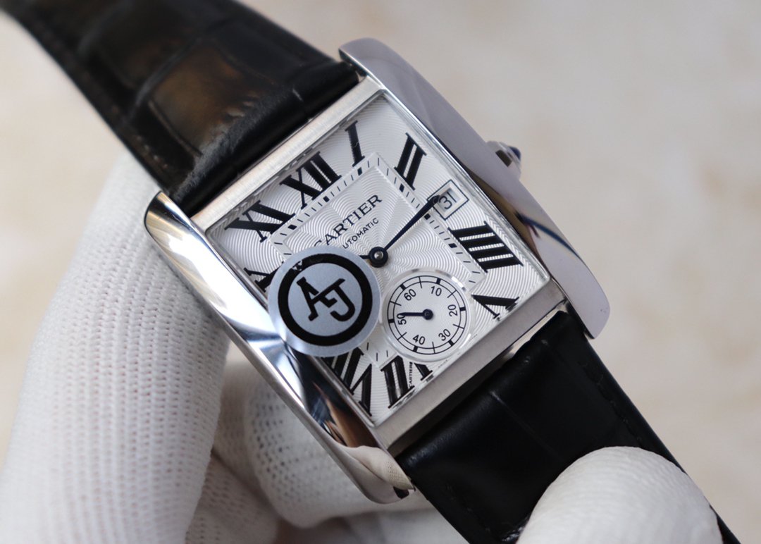 CARTIER TANK MC W5330003 STAINLESS STEEL BEZEL