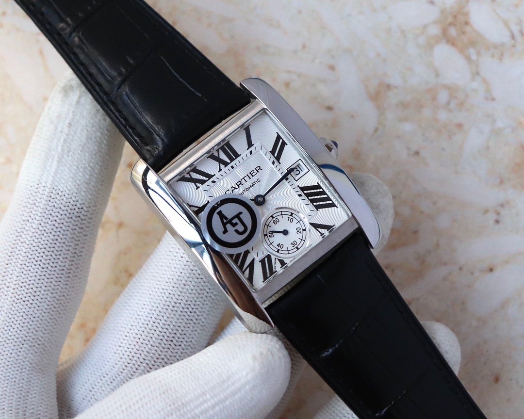 CARTIER TANK MC W5330003 STAINLESS STEEL BEZEL