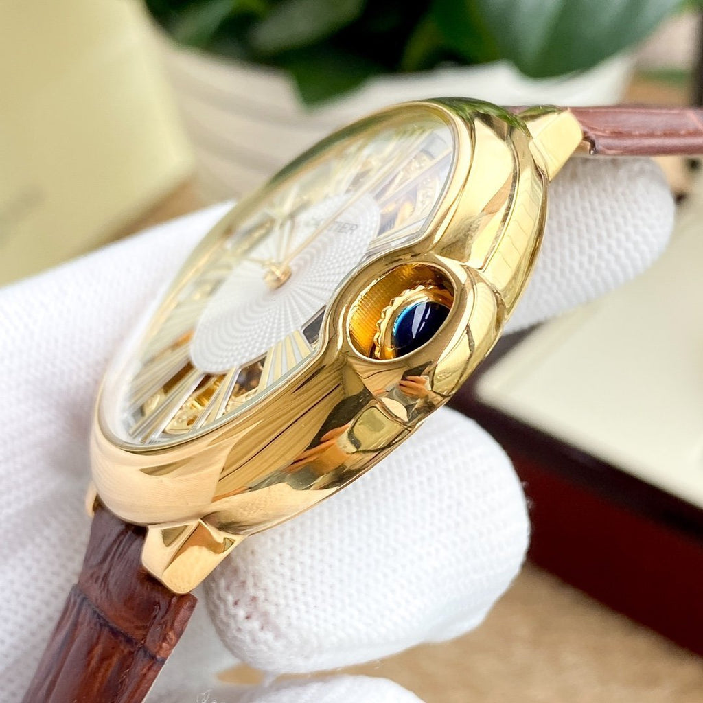 CARTIER BALLON BLEU 44MM SKELETON DIAL