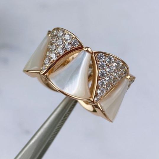 Bvlgari MOP PINK GOLD DREAM RING
