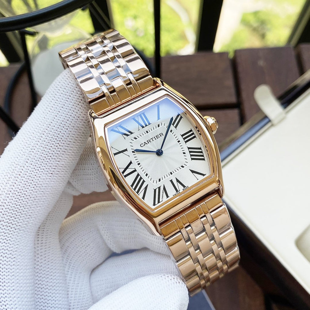 CARTIER TORTUE 40MM STEEL BRACELET