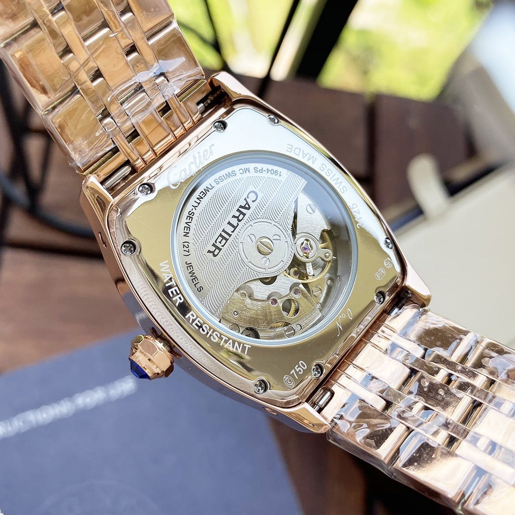 CARTIER TORTUE 40MM STEEL BRACELET