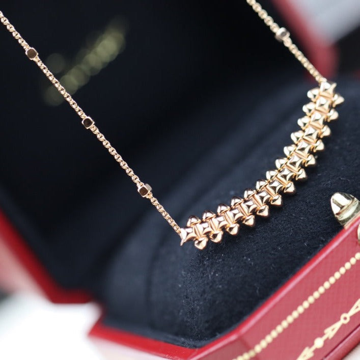 CARTIER CLASH PINK GOLD NECKLACE
