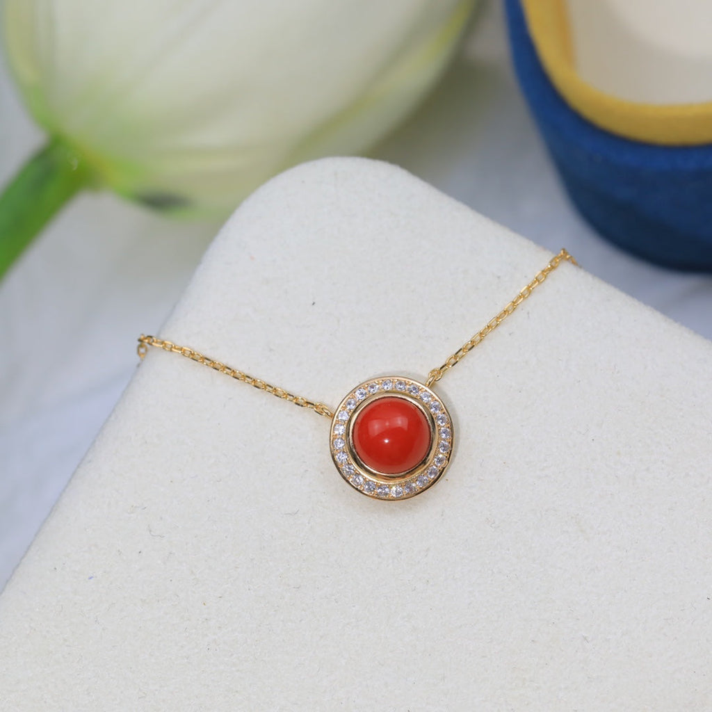 PIAGET POSSEISION CARNELIAN DIAMOND NECKLACE