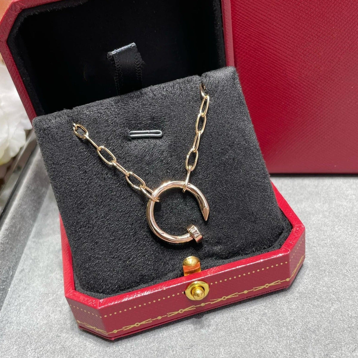 CARTIER JUSTE NECKLACE NO DIAMOND