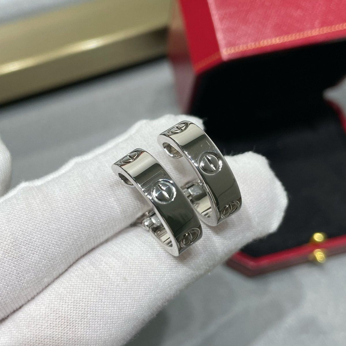 CARTIER LOVE 5.5MM EARRINGS