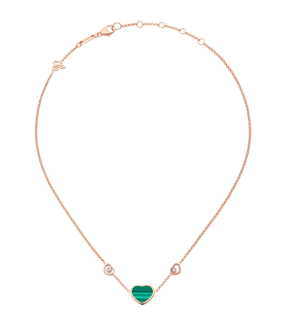 CHOPARD HAPPY HEART NECKLACE 3 MOTIFS