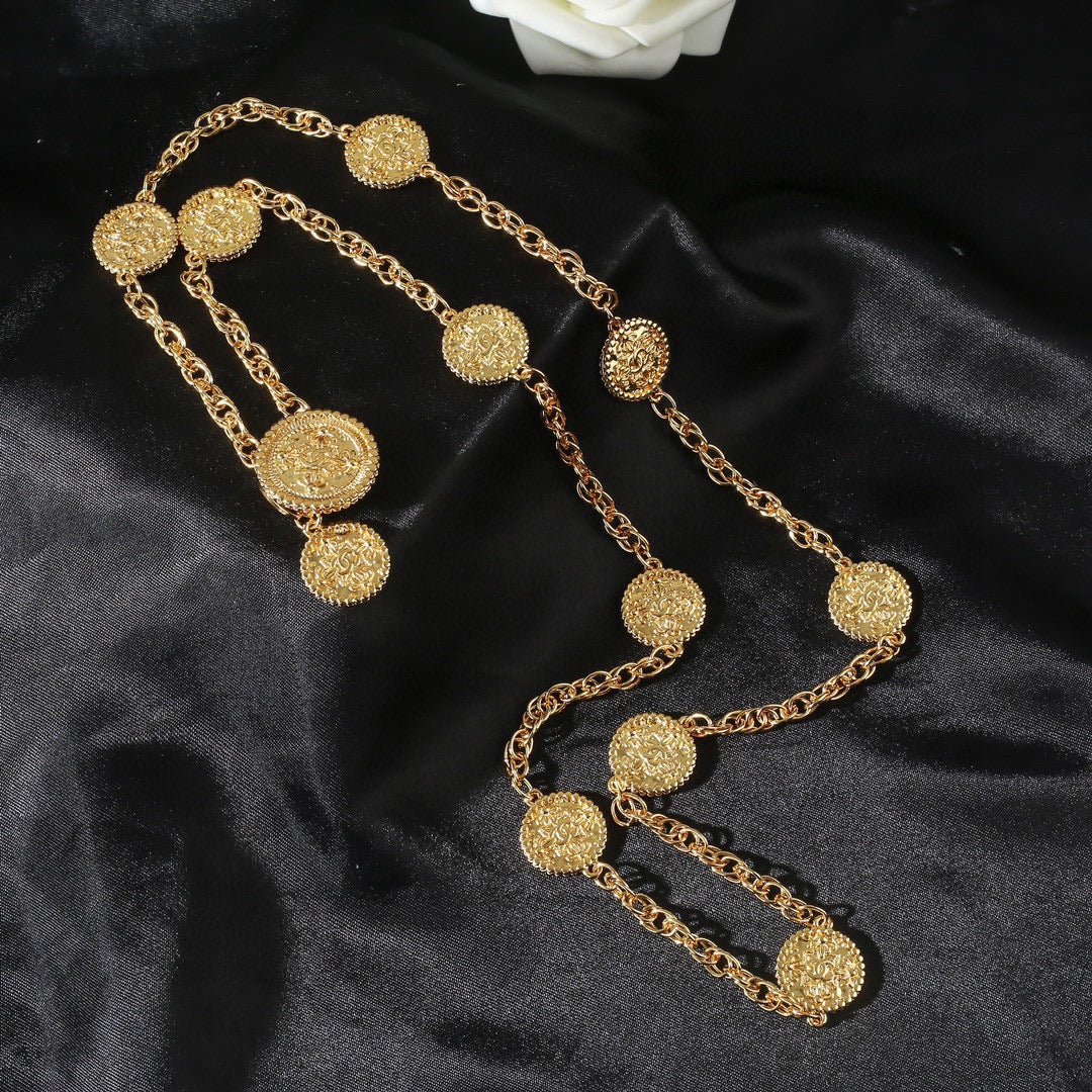 CHANEL 25S GOLD CHAIN BELT 610545