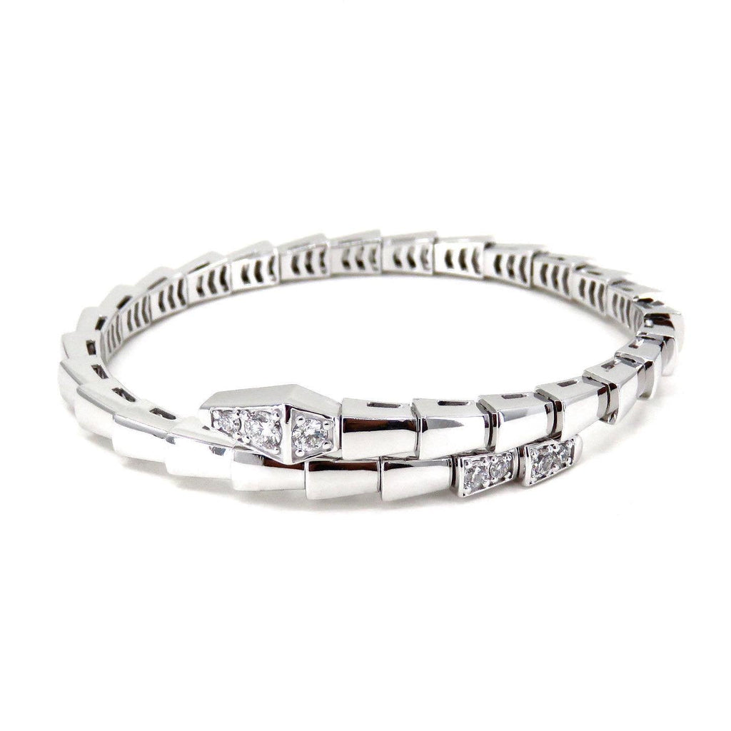 Bvlgari SERPENTI BRACELET DIAMONDS SILVER