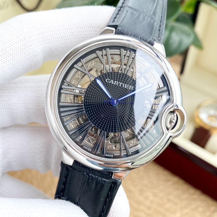 CARTIER BALLON BLEU 44MM SKELETON DIAL