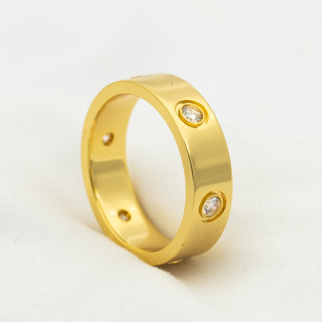 CARTIER LOVE RING 5.5MM 6 DIAMONDS