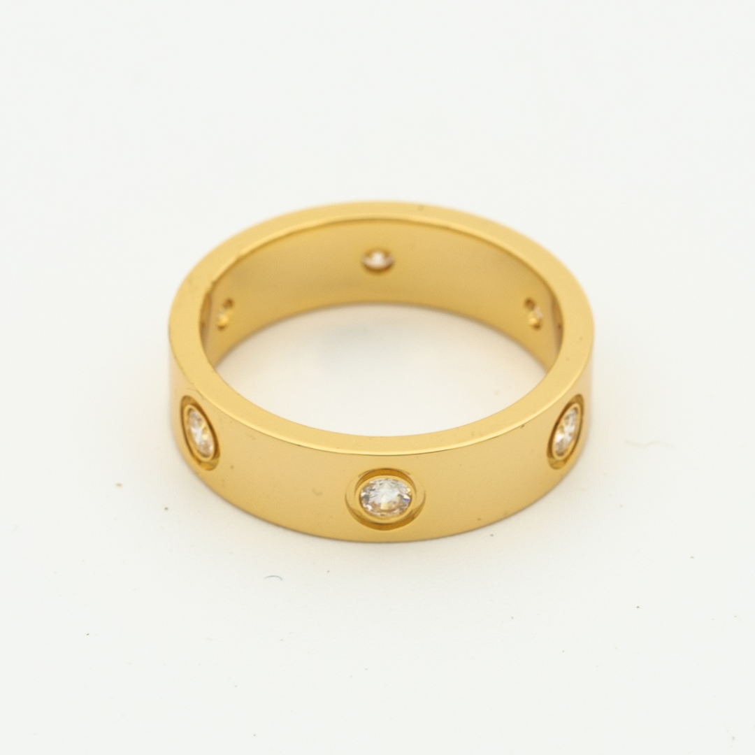 CARTIER LOVE RING 5.5MM 6 DIAMONDS