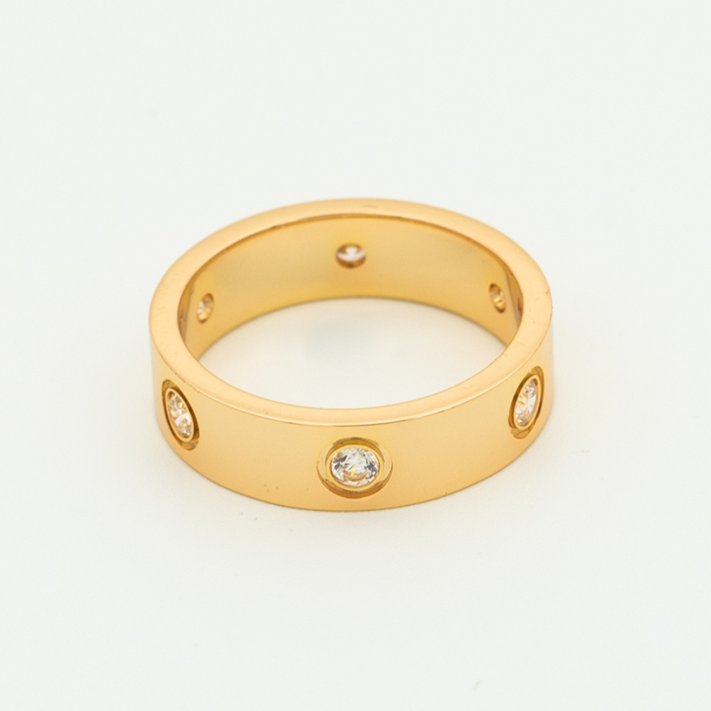 CARTIER LOVE RING 5.5MM 6 DIAMONDS