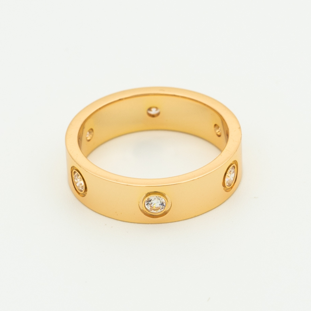 CARTIER LOVE RING 5.5MM 6 DIAMONDS