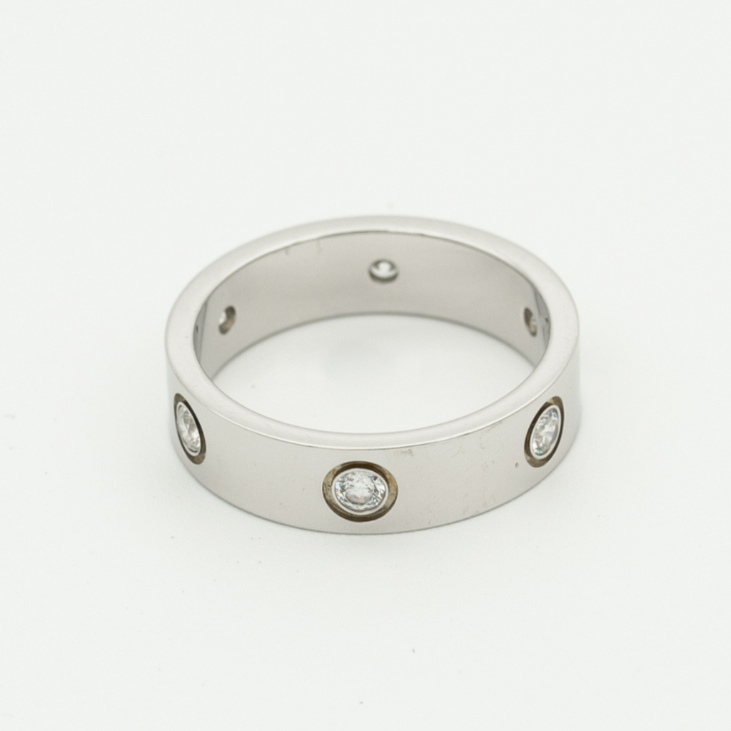CARTIER LOVE RING 5.5MM 6 DIAMONDS