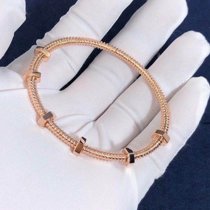 CARTIER NUTS AND BOLTS PINK GOLD BRACELET