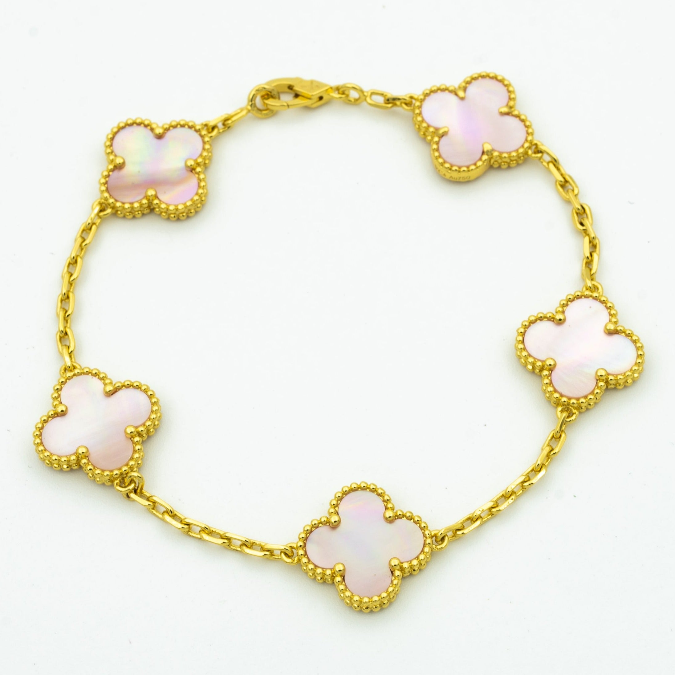 Van Cleef & Arpels CLOVER BRACELET 5 MOTIF MOP
