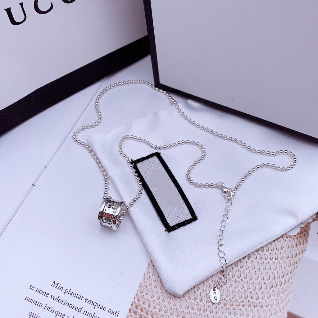 GUCCI NECKLACE  ICON WHITE GOLD