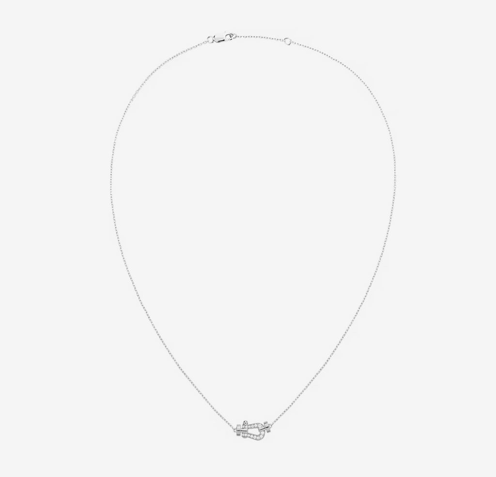 FRED FORCE 10 DIAMOND SILVER NECKLACE MINI MODEL