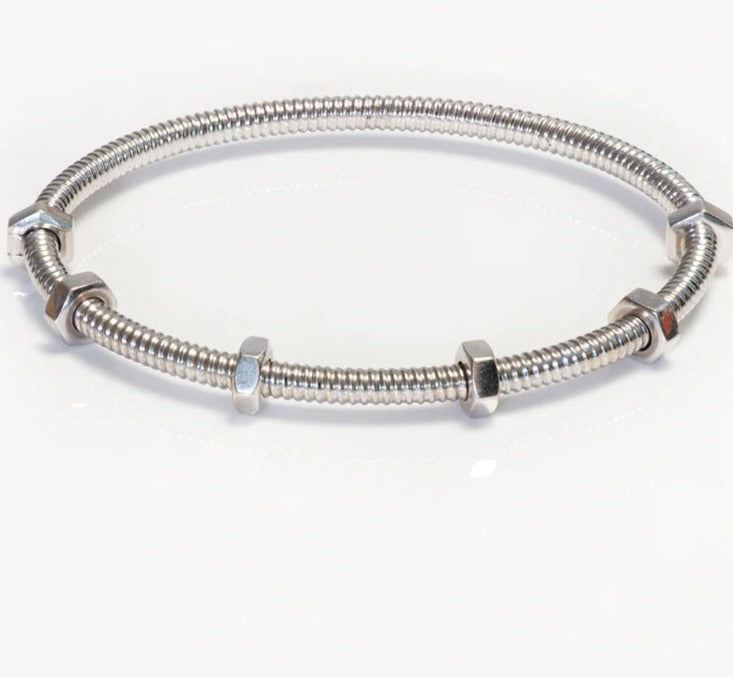 CARTIER NUTS AND BOLTS SILVER BRACELET