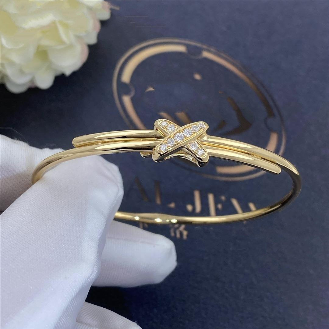 CHAUMET JEUX DE BRACELET GOLD DIAMONDS