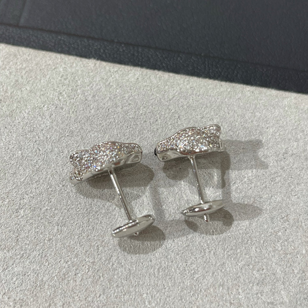 CARTIER PANTHERE DIAMOND EARRINGS