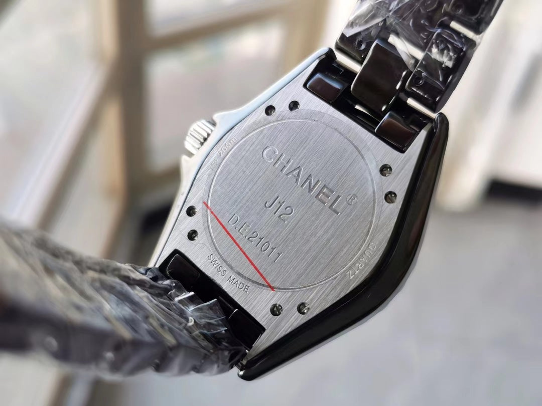 CHANEL J12 Quartz 20Th Anniversary Black Ceramic